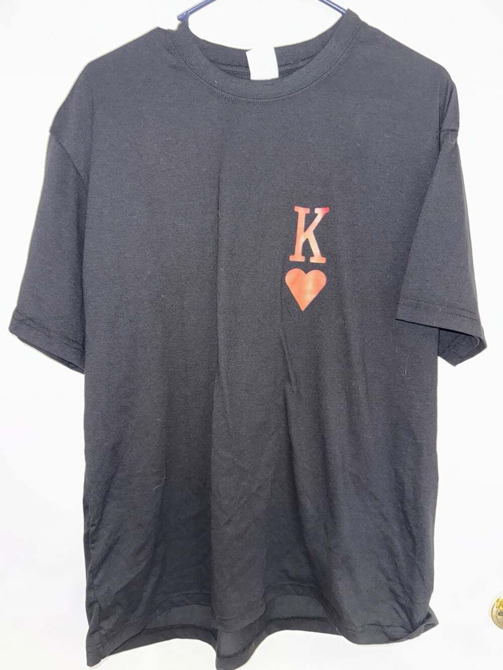 King of Hearts Graphic Crew Neck T-Shirt